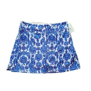 Tranquility by Colorado Clothing Women's Skort Blue Antiquity Print Sporty Small